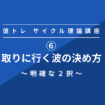⑥サイクル理論　取りに行く波の決め方